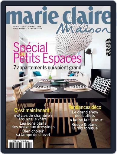 Marie Claire Maison January 7th, 2015 Digital Back Issue Cover