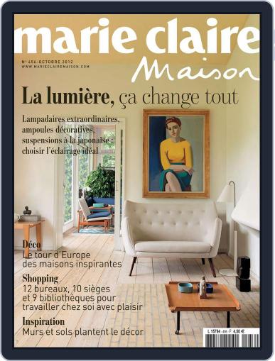Marie Claire Maison September 10th, 2012 Digital Back Issue Cover