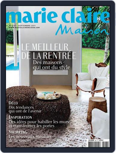 Marie Claire Maison August 12th, 2011 Digital Back Issue Cover