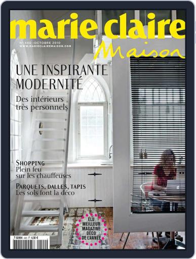 Marie Claire Maison October 11th, 2010 Digital Back Issue Cover