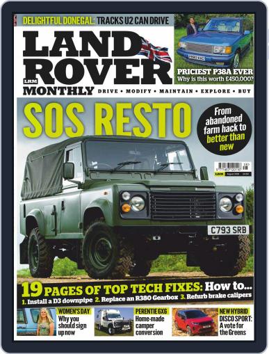 Land Rover Monthly August 1st, 2019 Digital Back Issue Cover