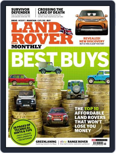Land Rover Monthly November 1st, 2016 Digital Back Issue Cover