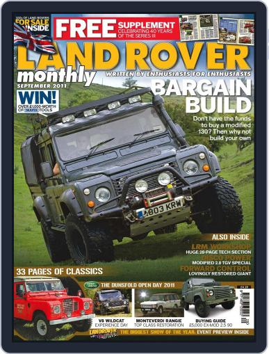 Land Rover Monthly September 1st, 2011 Digital Back Issue Cover