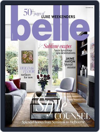 Belle November 1st, 2016 Digital Back Issue Cover