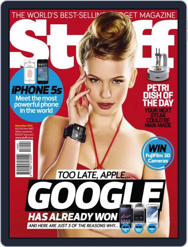 Stuff Magazine South Africa October 20th, 2013 Digital Back Issue Cover