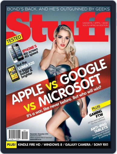 Stuff Magazine South Africa (Digital) November 5th, 2012 Issue Cover