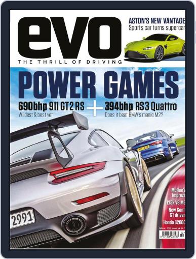 Evo February 1st, 2018 Digital Back Issue Cover