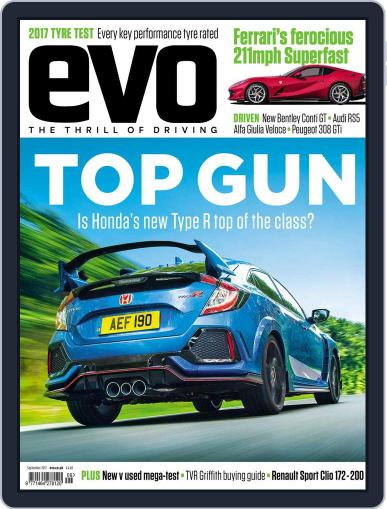 Evo September 1st, 2017 Digital Back Issue Cover