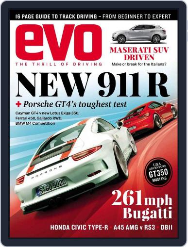 Evo March 23rd, 2016 Digital Back Issue Cover