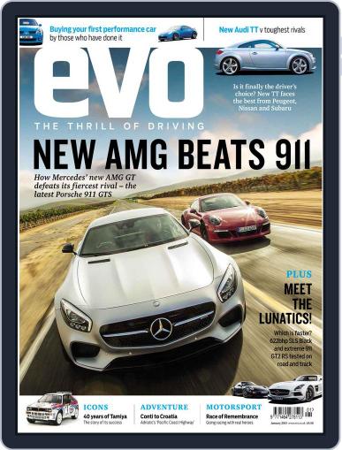 Evo January 1st, 2015 Digital Back Issue Cover