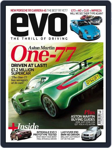 Evo January 1st, 2013 Digital Back Issue Cover