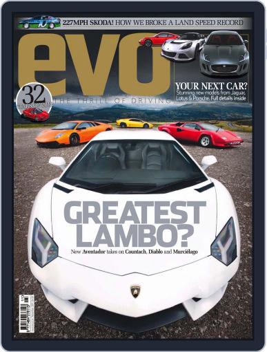 Evo September 13th, 2011 Digital Back Issue Cover
