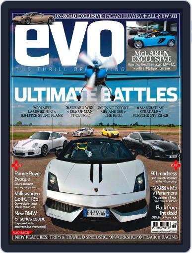 Evo July 20th, 2011 Digital Back Issue Cover