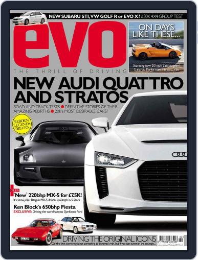 Evo January 4th, 2011 Digital Back Issue Cover
