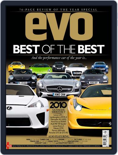 Evo December 13th, 2010 Digital Back Issue Cover
