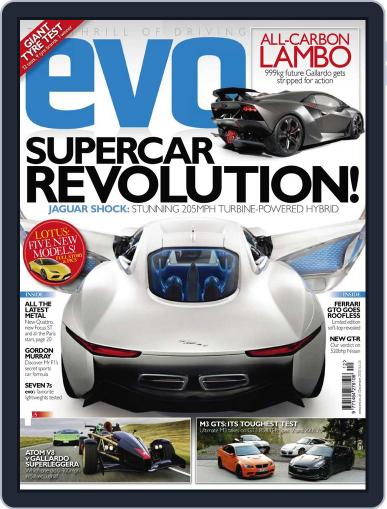Evo December 1st, 2010 Digital Back Issue Cover