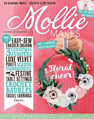 Mollie Makes December 1st, 2017 Digital Back Issue Cover