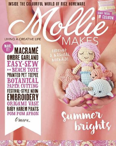 Mollie Makes June 23rd, 2016 Digital Back Issue Cover