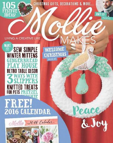Mollie Makes October 16th, 2015 Digital Back Issue Cover