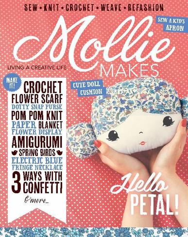 Mollie Makes April 6th, 2015 Digital Back Issue Cover