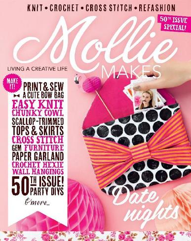 Mollie Makes February 5th, 2015 Digital Back Issue Cover