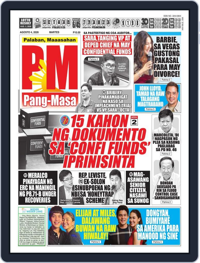 Pang Masa (Digital) Subscription