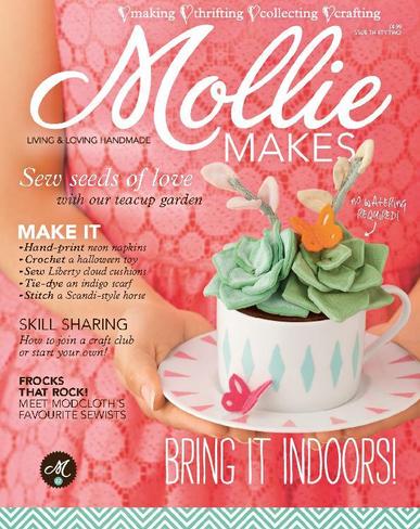 Mollie Makes September 26th, 2013 Digital Back Issue Cover