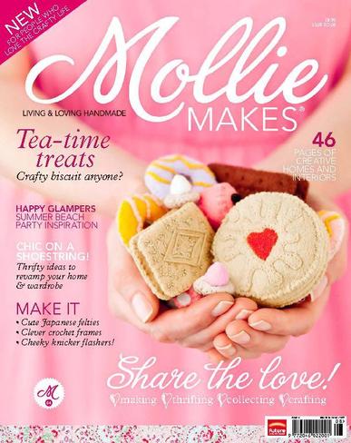 Mollie Makes August 3rd, 2011 Digital Back Issue Cover