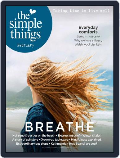 The Simple Things February 1st, 2018 Digital Back Issue Cover