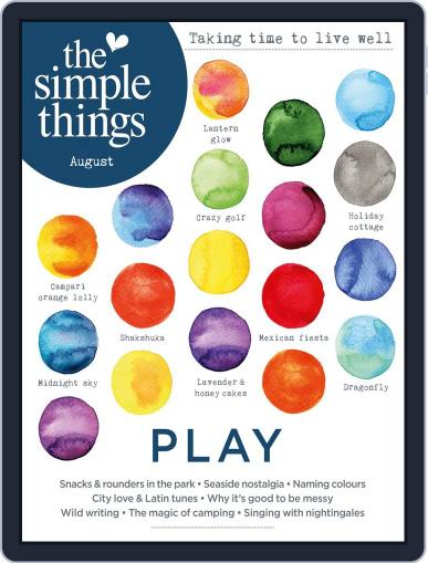 The Simple Things August 1st, 2017 Digital Back Issue Cover