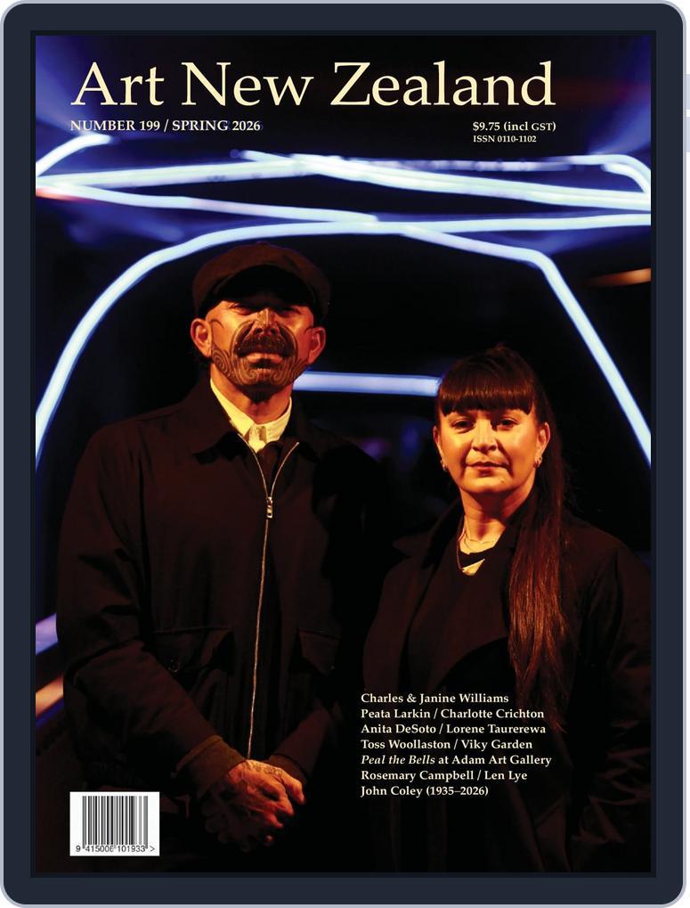 Art New Zealand (Digital) Subscription                    July 31st, 2026 Issue