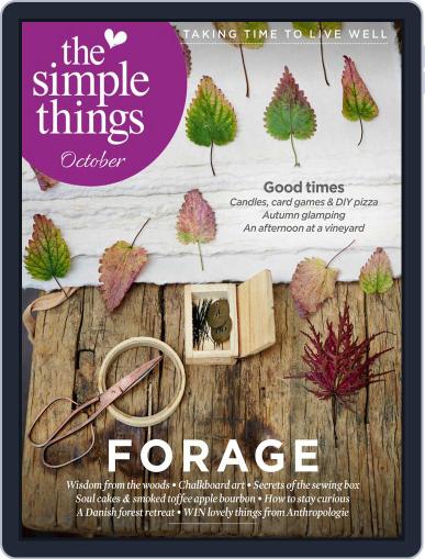 The Simple Things October 1st, 2015 Digital Back Issue Cover