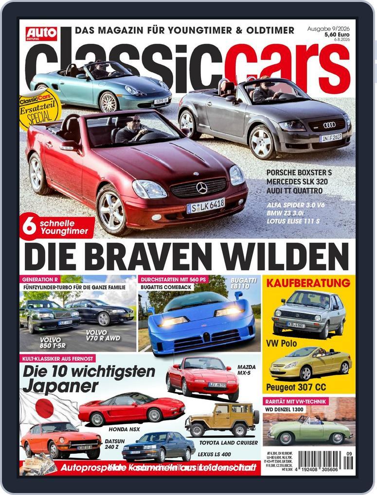 Auto Zeitung Classic Cars (Digital) Subscription                    August 6th, 2026 Issue