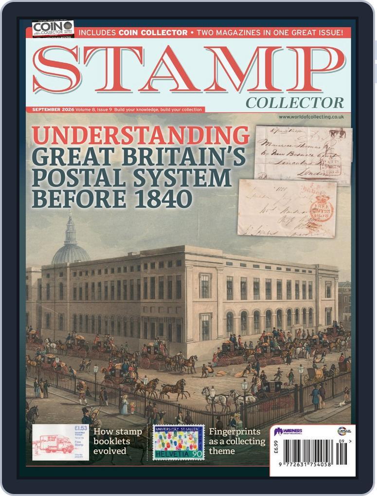Stamp Collector (Digital) Subscription                    September 1st, 2026 Issue