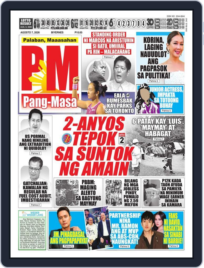 Pang Masa (Digital) Subscription