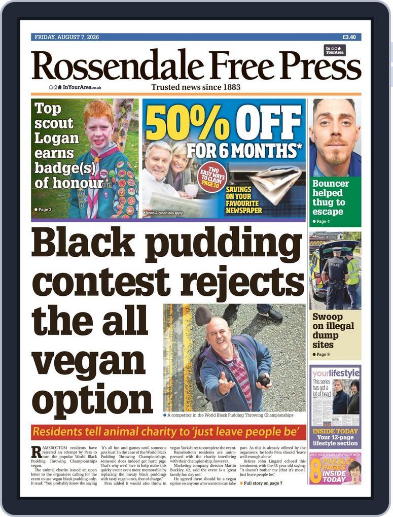 Rossendale Free Press (Digital) Subscription