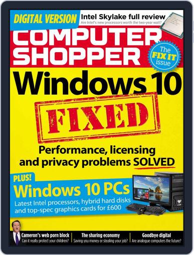 Computer Shopper September 16th, 2015 Digital Back Issue Cover