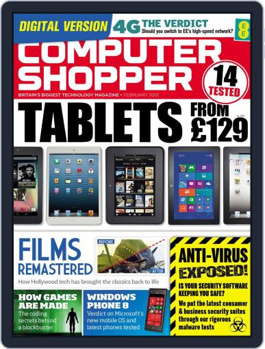 Computer Shopper December 5th, 2012 Digital Back Issue Cover