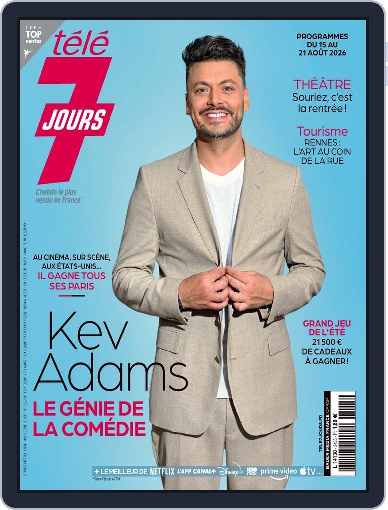 Télé 7 Jours (Digital) Subscription                    August 10th, 2026 Issue