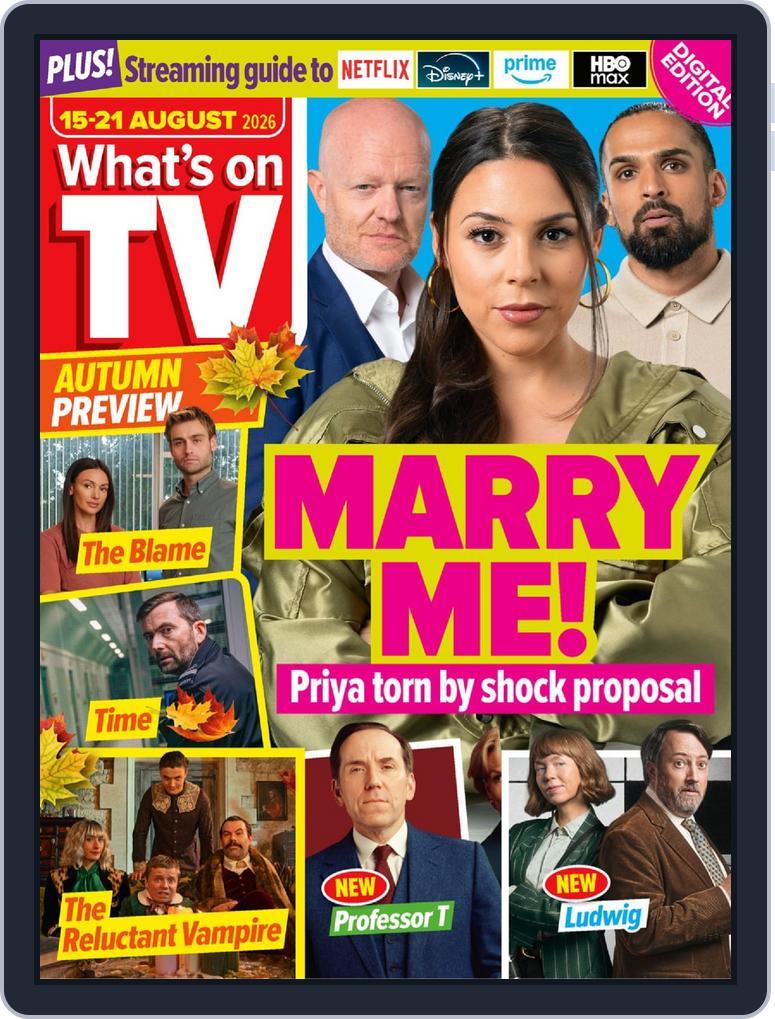 What's on TV (Digital) Subscription                    August 15th, 2026 Issue