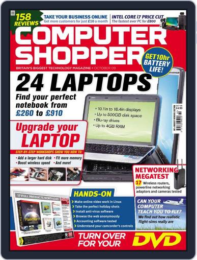 Computer Shopper August 12th, 2009 Digital Back Issue Cover