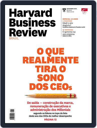 Harvard Business Review Brasil November 1st, 2016 Digital Back Issue Cover