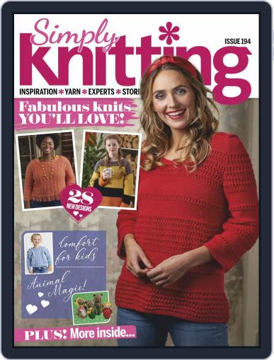 Simply Knitting February 1st, 2020 Digital Back Issue Cover