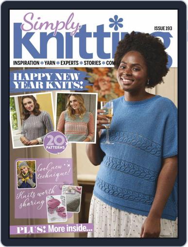 Simply Knitting January 1st, 2020 Digital Back Issue Cover