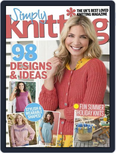 Simply Knitting August 1st, 2018 Digital Back Issue Cover