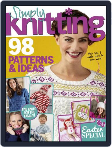 Simply Knitting April 1st, 2018 Digital Back Issue Cover