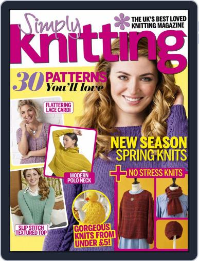 Simply Knitting April 1st, 2017 Digital Back Issue Cover