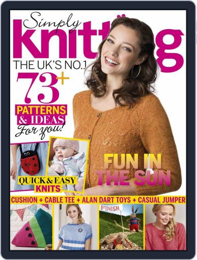 Simply Knitting July 15th, 2016 Digital Back Issue Cover
