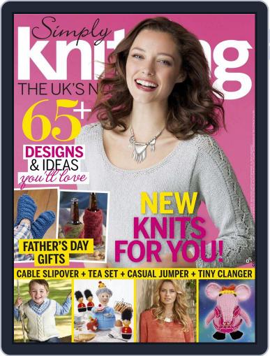 Simply Knitting April 23rd, 2016 Digital Back Issue Cover