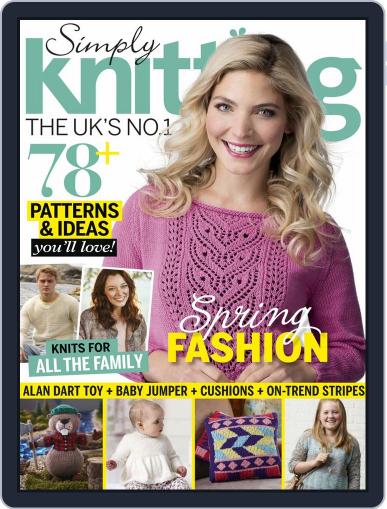Simply Knitting April 22nd, 2016 Digital Back Issue Cover